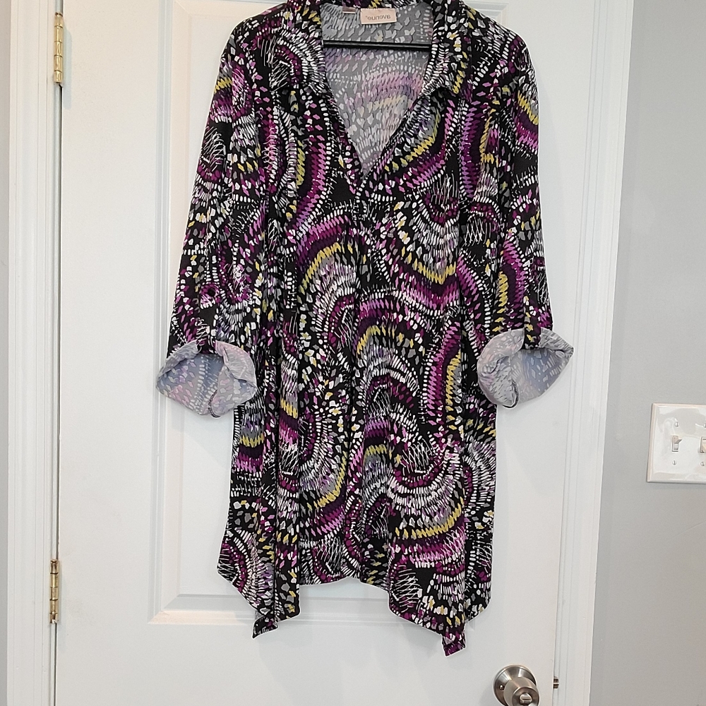 Avenue Print Blouse